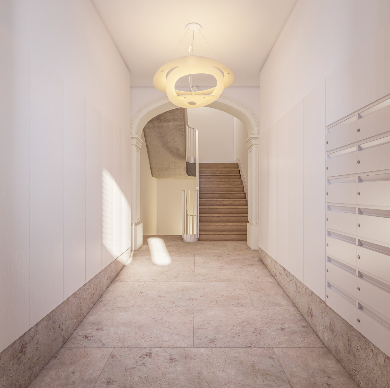 Hall de entrada do edifício