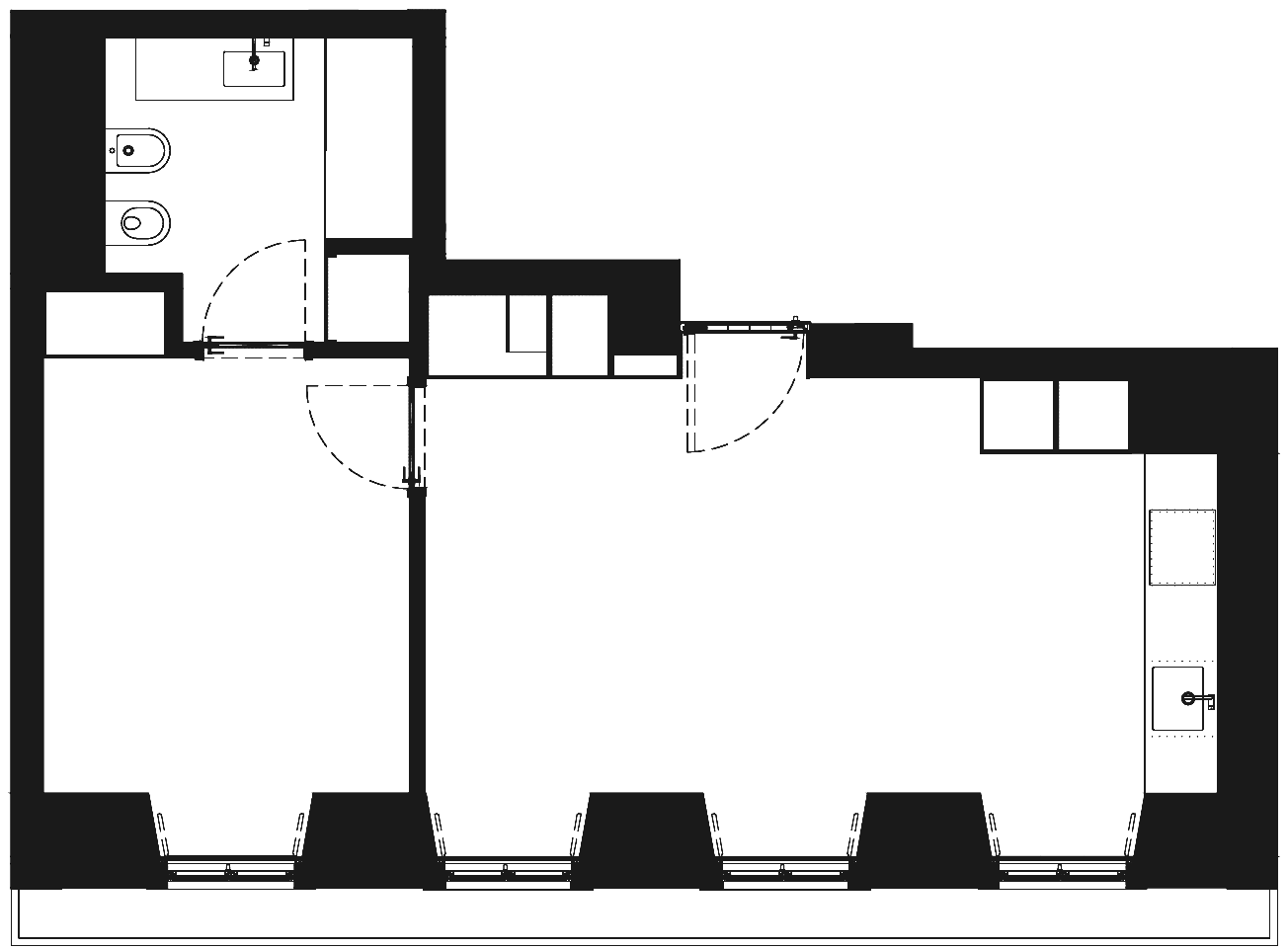 Apartamento T1 (Planta-Tipo) — planta