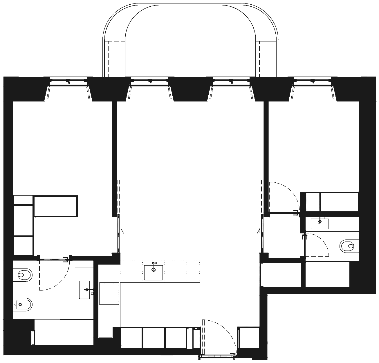 Apartamento T2 (Planta-Tipo) — planta